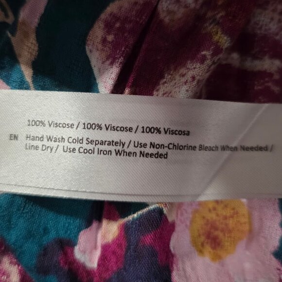 NWT Band of the Free Floral Wrap Maxi Dress M - Picture 13 of 14